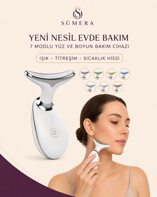 SÜMERA  7 Modlu Yüz ve Boyun Bakım Cihazı