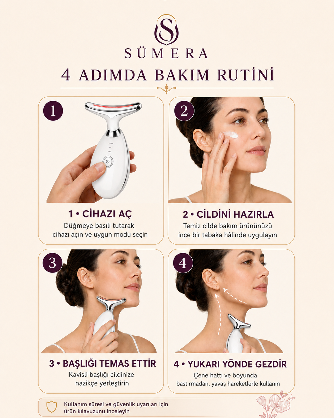 SÜMERA  7 Modlu Yüz ve Boyun Bakım Cihazı